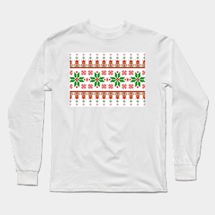 christmas flowers Long Sleeve T-Shirt